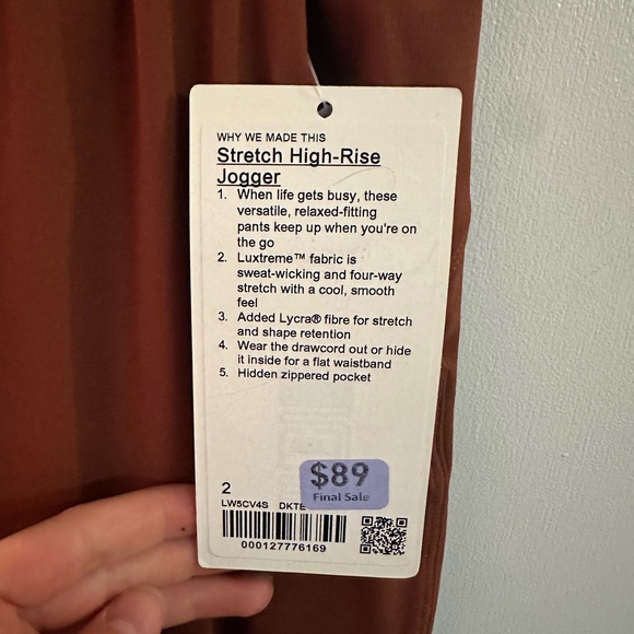 Lululemon joggers size 2 - Picture 2 of 6